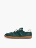 Πράσινο Δερμάτινα Sneakers Με Ανάγλυφο Σχέδιο TH Monogram   Γυναίκες