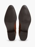 Brown Leather Zip-Up Ankle Boots  Women