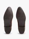 Brown Suede Zip-Up Ankle Boots  Women