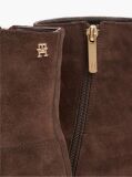 Brown Suede Zip-Up Ankle Boots  Women