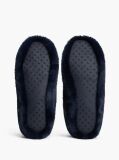 Blue Faux Fur Ballerina Slippers  Women