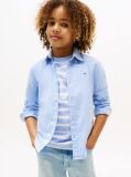 Blue Stretch Oxford Cotton Shirt  Boys