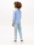 Blue Stretch Oxford Cotton Shirt  Boys
