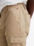 Beige Woven Cargo Trousers  Boys