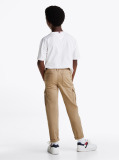 Beige Woven Cargo Trousers  Boys