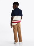 Khaki Lightweight Woven Drawstring Trousers  Boys