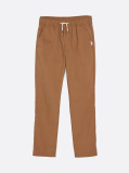 Khaki Lightweight Woven Drawstring Trousers  Boys