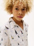 Multi Print Woven Short Sleeve Shirt  Boys