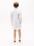 Multi Striped Linen Blend Shirt  Boys