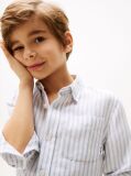 Multi Striped Linen Blend Shirt  Boys