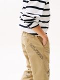 Beige Print Chinos  Boys