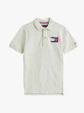 Green Signature Logo Regular Fit Polo Shirt  Boys
