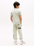Green Signature Logo Regular Fit Polo Shirt  Boys