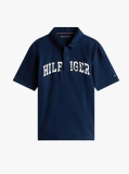 Μπλε Μπλούζα Πόλο Με Λογότυπο Σε Κανονική Γραμμή  Αγόρια