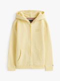 Yellow Tonal Flag Embroidery Zip-Thru Hoody  Boys