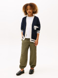 Green Relaxed Parachute Trousers  Boys