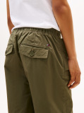 Green Relaxed Parachute Trousers  Boys