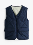 Multi Reversible Quilted Relaxed Gilet  Boys