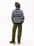 Multi Fair Isle Crew Neck Jumper  Boys