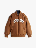 Brown Varsity Reversible Relaxed Bomber Jacket  Boys