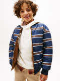 Brown Varsity Reversible Relaxed Bomber Jacket  Boys