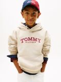 Μπεζ Φλις Hoody Με Λογότυπο  Αγόρια
