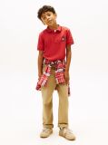 Red Graphic Polo Knit Polo Shirt  Boys