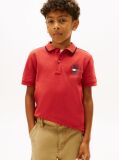 Red Graphic Polo Knit Polo Shirt  Boys