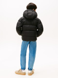 Black Essential Down Puffer Jacket  Boys