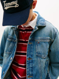 Blue Back Flag Logo Denim Trucker Jacket  Boys