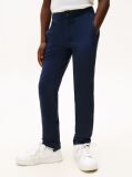 Blue Pique Pull On Straight Pants  Boys