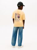 Orange Back Graphic Crew Neck T-Shirt  Boys