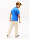 Blue Regular Fit Wavy Flag Polo Shirt  Boys