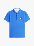 Blue Regular Fit Wavy Flag Polo Shirt  Boys