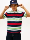 Multi Rugby Stripe Jersey Polo Shirt  Boys