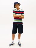 Multi Rugby Stripe Jersey Polo Shirt  Boys