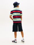 Multi Rugby Stripe Jersey Polo Shirt  Boys