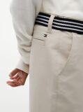 Beige Essential Signature Belt Loose Chino Shorts  Boys