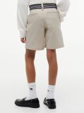 Beige Essential Signature Belt Loose Chino Shorts  Boys