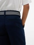 Blue Essential Signature Belt Loose Chino Shorts  Boys