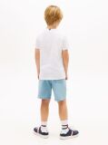 White Logo Crew Neck Jersey T-Shirt  Boys
