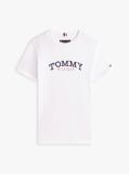 White Logo Crew Neck Jersey T-Shirt  Boys