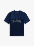 Μπλε T-Shirt Με Λογότυπο Και Λαιμόκοψη V  Αγόρια