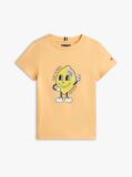 Πορτοκαλί Βαμβακερό T-Shirt Με Graphic Σχέδιο  Αγόρια