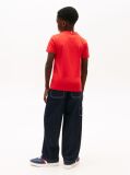 Red Wavy Flag Jersey Crew Neck T-Shirt  Boys