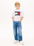 Άσπρο T-Shirt Με Heritage Σημαιάκι  Αγόρια