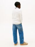 Beige Logo Cable Knit Jumper  Boys