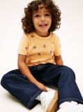 Orange Print Jersey Crew Neck T-Shirt  Boys