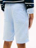 Blue Linen Blend Relaxed Shorts  Boys