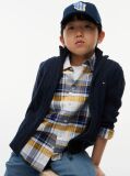 Blue Cable Knit Zip-Thru Jumper  Boys